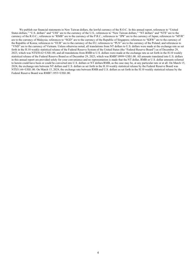 日月光控股ASE Technology Holding Co.,Ltd.（ASX）2023年20-F年度报告（英文版）_第8页