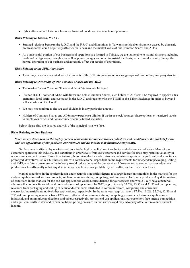 日月光控股ASE Technology Holding Co.,Ltd.（ASX）2022年20-F年度报告（英文版）_第10页