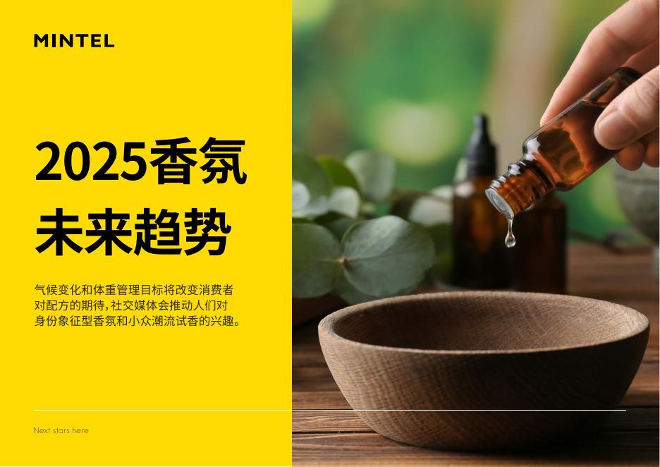 英敏特：2025年香氛未来趋势报告海报