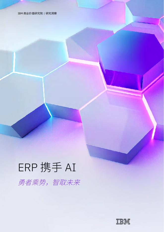 IBM商业价值研究院：2025年ERP携手AI报告-勇者乘势，智取未来海报