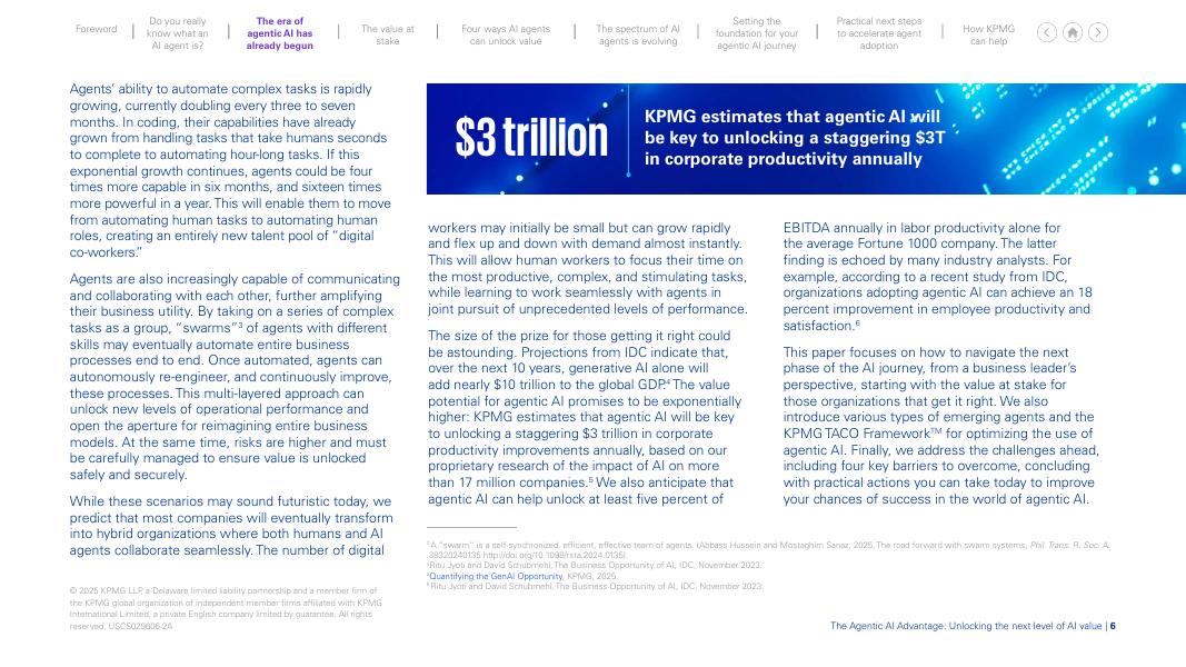 毕马威：2025年代理型AI优势：开启人工智能价值新层级研究报告（英文版）_第6页