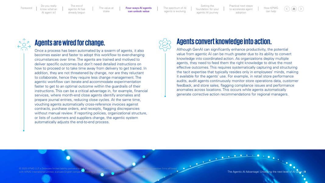毕马威：2025年代理型AI优势：开启人工智能价值新层级研究报告（英文版）_第9页