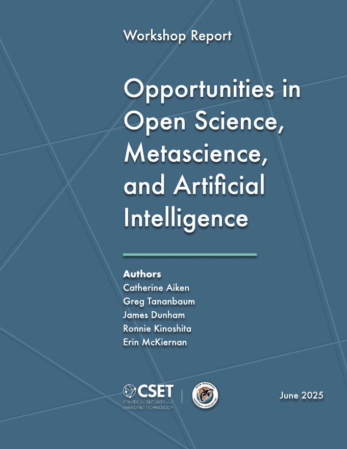 CSET：2025年开放科学、元科学和人工智能中的机会报告（英文版）海报