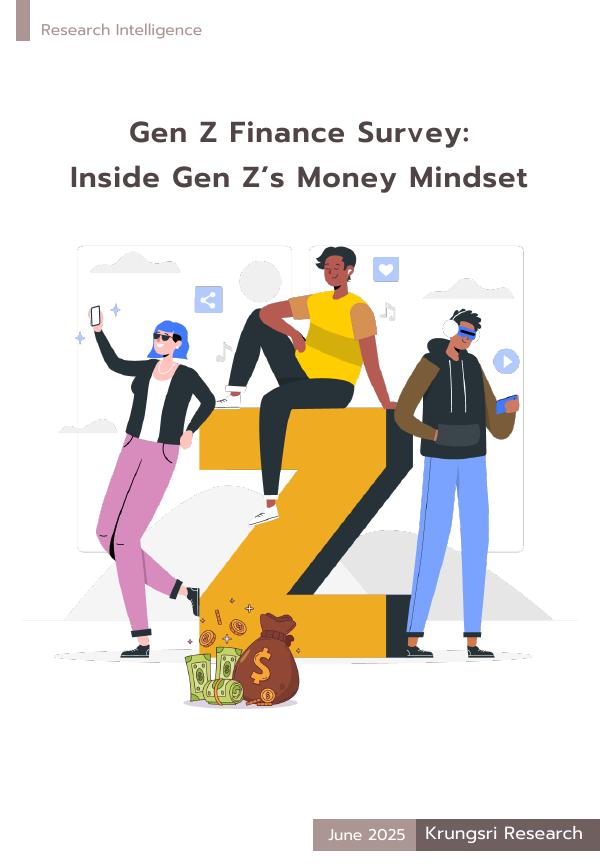 Krungsri Research：2025年Gen Z金融调查：深入Gen Z的金钱观念报告（英文版）海报