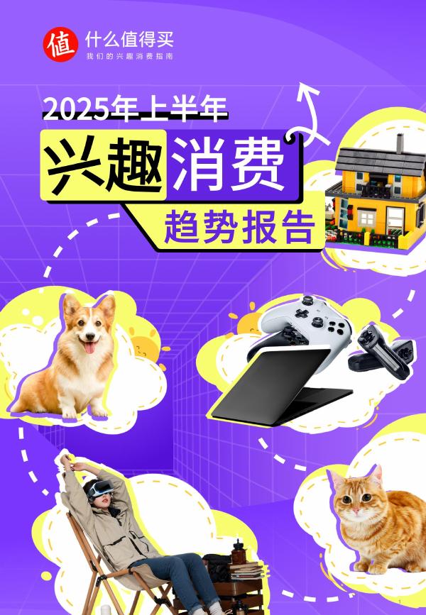 什么值得买：2025年上半年兴趣消费趋势报告海报