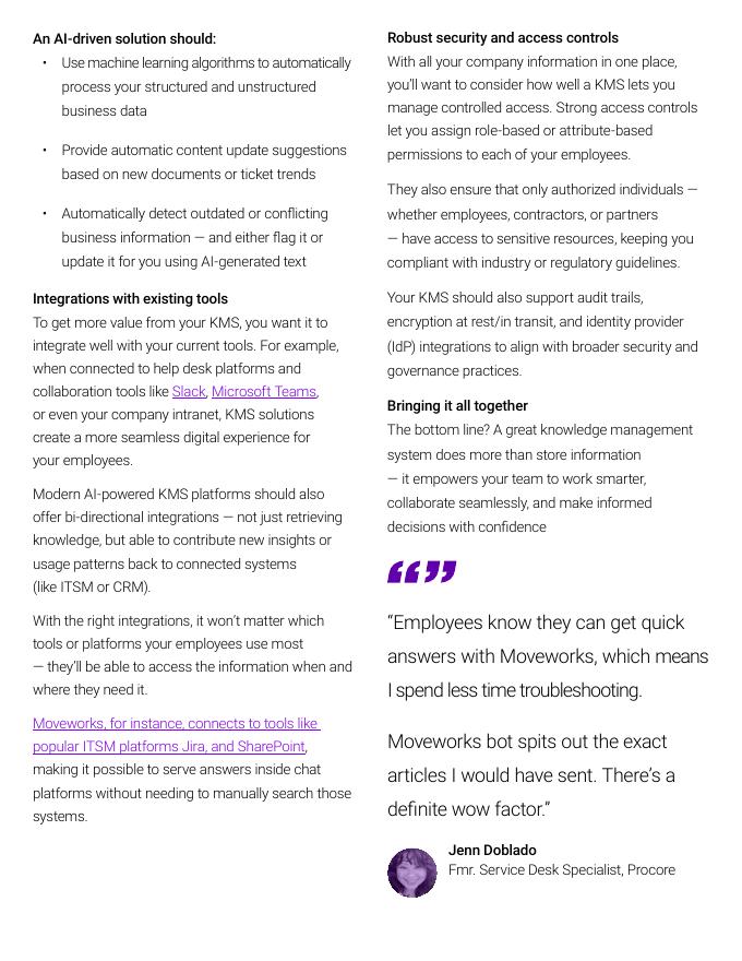 Moveworks：2025年人工智能时代知识管理最佳实践研究报告（英文版）_第8页