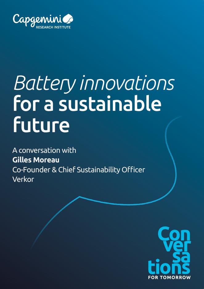 凯捷Capgemini：2025年电池创新赋能可持续未来研究报告（英文版）