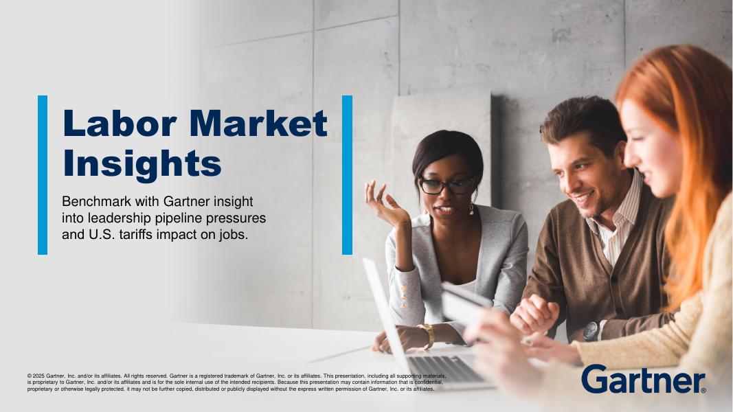Gartner：2025年5月劳动力市场趋势报告（英文版）海报