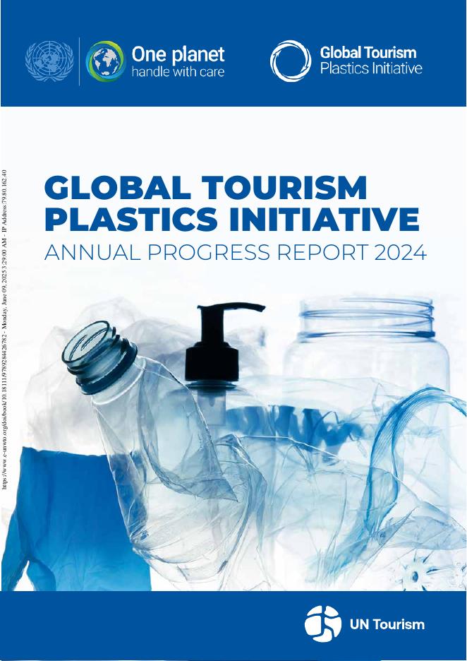 联合国旅游组织：2024年全球旅游塑料倡议进展报告（英文版）海报