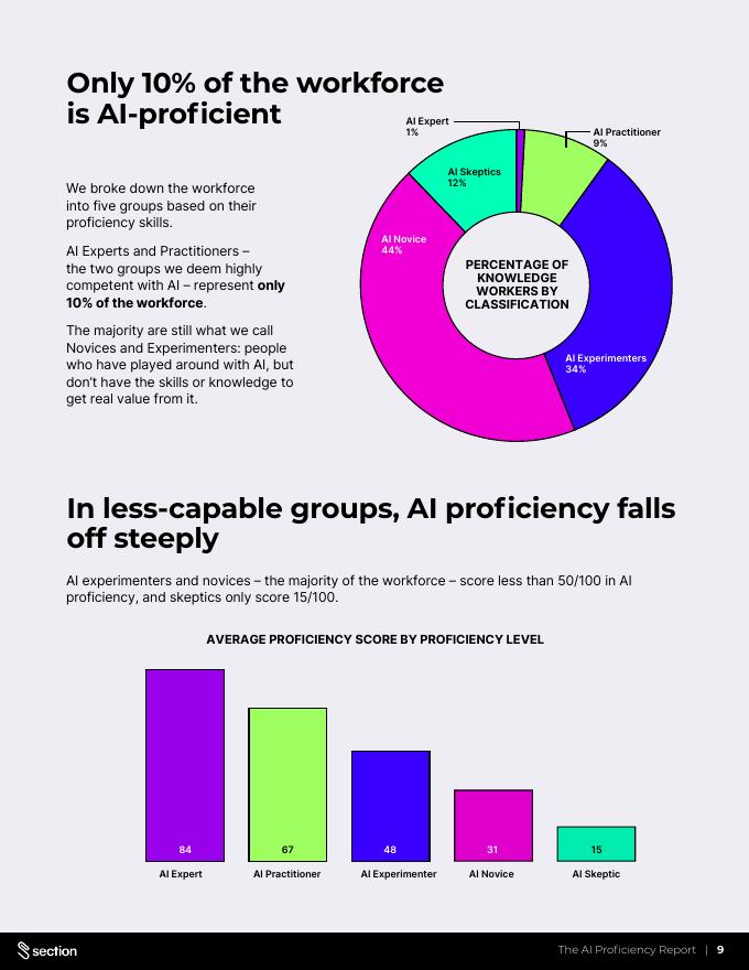 Section：2025年人工智能熟练度报告：企业AI投资与员工AI熟练度间的结构性矛盾（英文版）_第9页