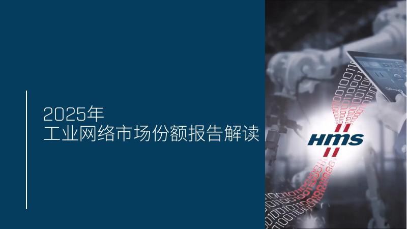 HMS工业网络：2025年工业网络市场份额报告解读海报