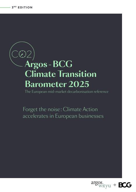 BCG波士顿咨询&Argos Wityu：2025年欧洲中端市场气候转型晴雨表：摒弃杂音 加速推进（英文版）海报