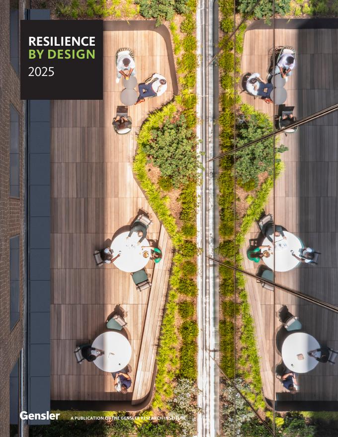 Gensler：2025年韧性设计报告：全球实践案例（英文版）海报