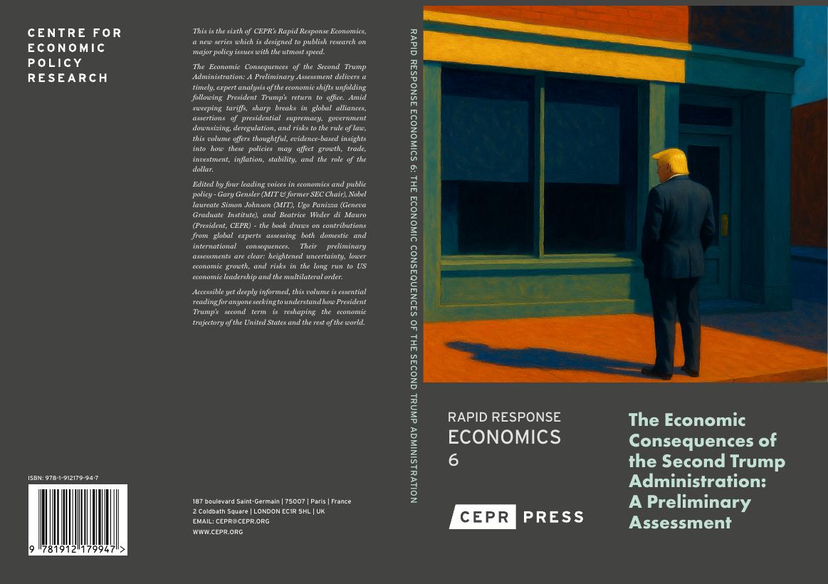 CEPR：2025年特朗普第二届政府经济后果的初步评估报告（英文版）海报