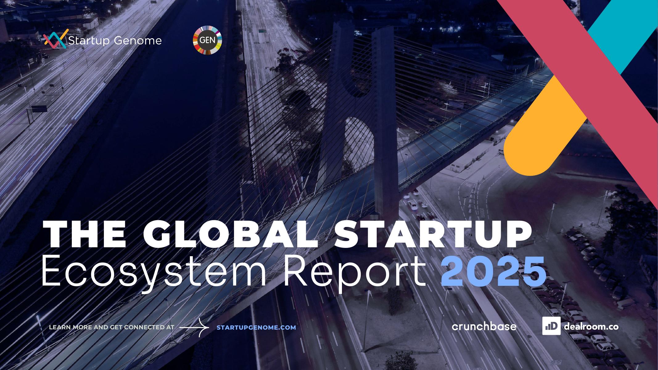 Startup Genome：2025年全球初创企业生态系统报告（英文版）海报