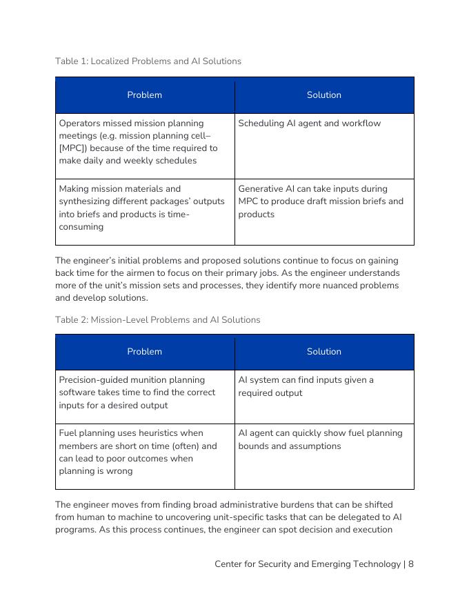 CSET：2025年空军中的人工智能领导-如果人工智能很重要，人民是不可或缺的报告（英文版）_第8页