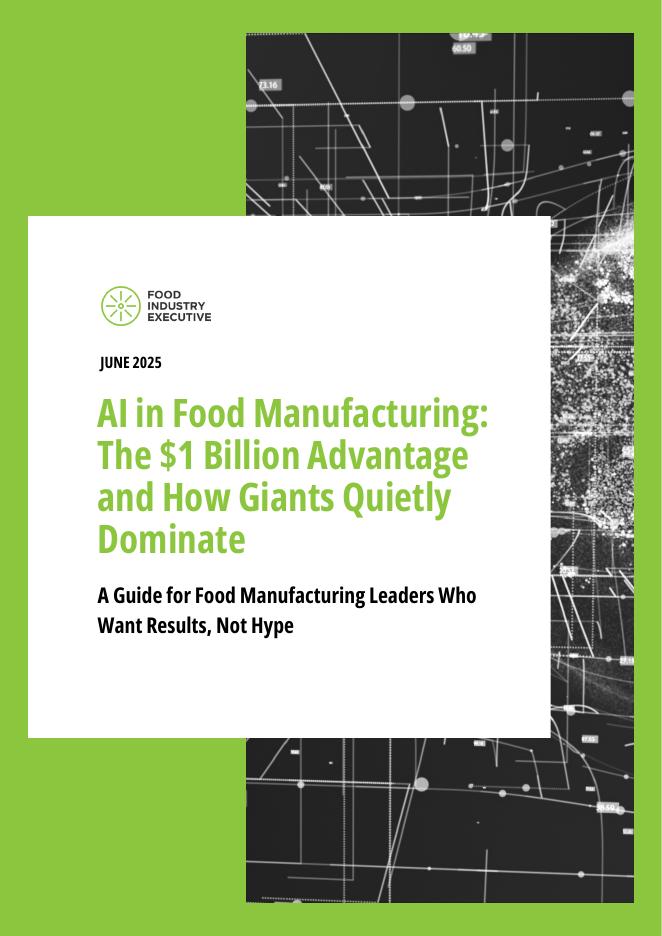 Food Industry Executive：2025年食品制造业AI应用：十亿美元级价值及行业巨头主导策略报告（英文版）海报