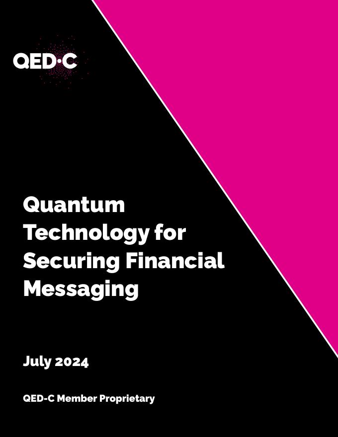 量子经济发展联盟：2024年量子技术在金融消息传递中的应用报告（英文版）海报