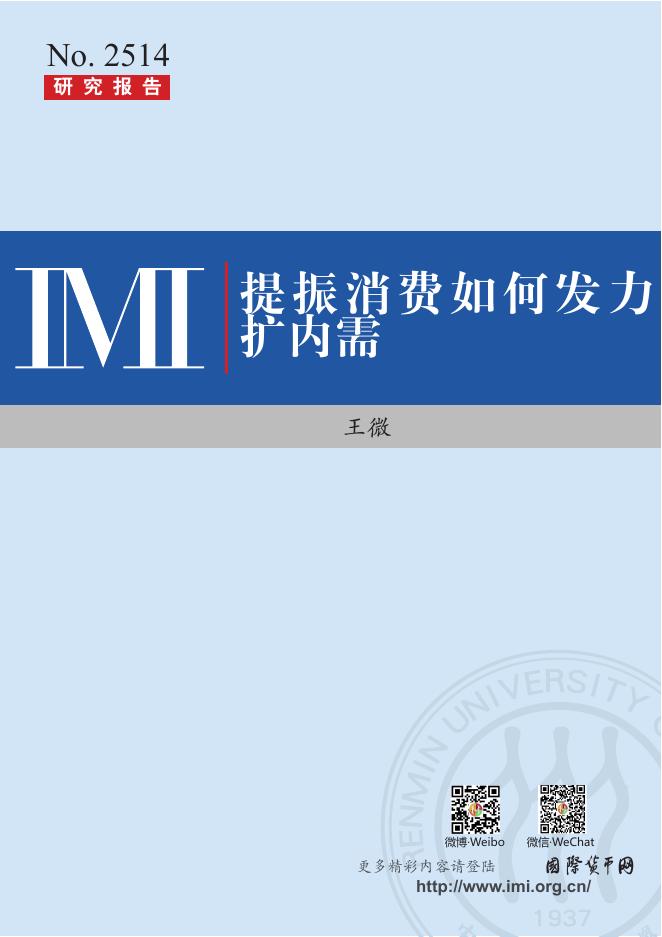 IMI中国人民大学国际货币研究所：提振消费如何发力扩内需报告海报