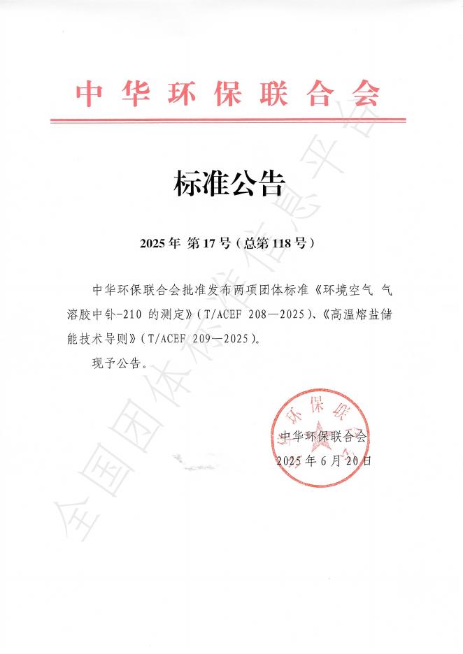 T/ACEF 209-2025 高温熔盐储能技术导则