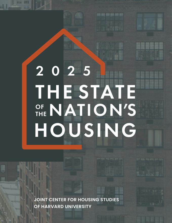 哈佛联合住房研究中心：2025年美国住房状况报告（英文版）海报