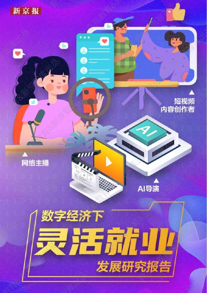 新京报：2025年数字经济下灵活就业发展研究报告