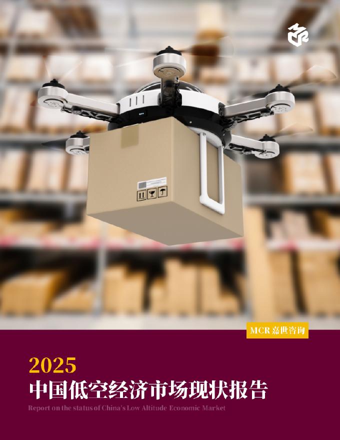 嘉世咨询：2025年中国低空经济市场现状报告海报