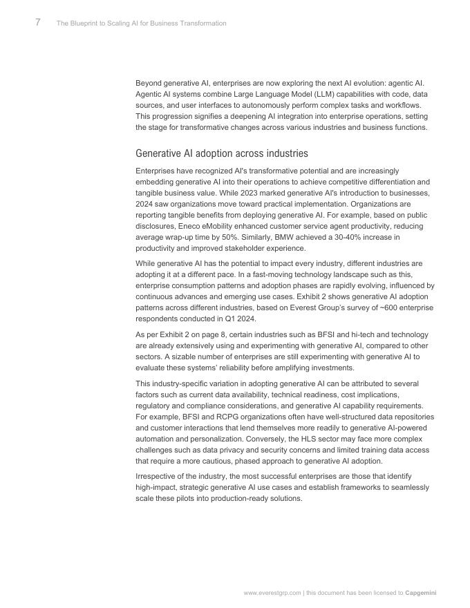 凯捷Capgemini：2025年扩展人工智能以实现业务转型的蓝图（英文版）_第9页