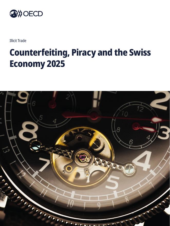 OECD经合组织：2025年瑞士经济假冒、盗版和报告（英文版）海报