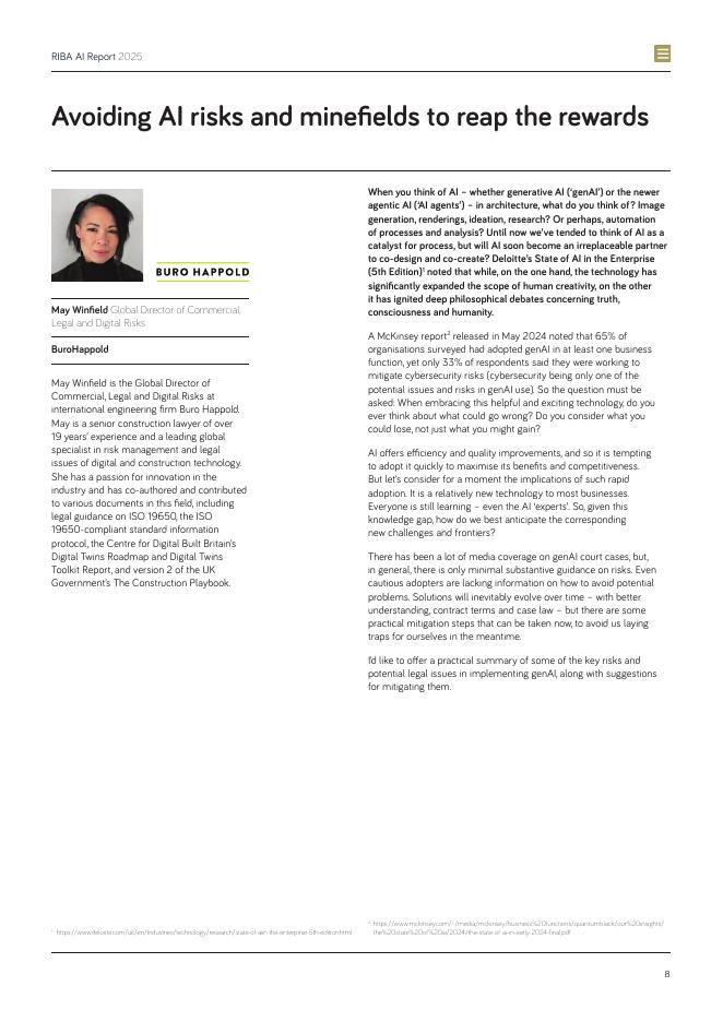 英国皇家建筑师学会（RIBA）：2025年人工智能在建筑实践中的应用研究报告（英文版）_第8页