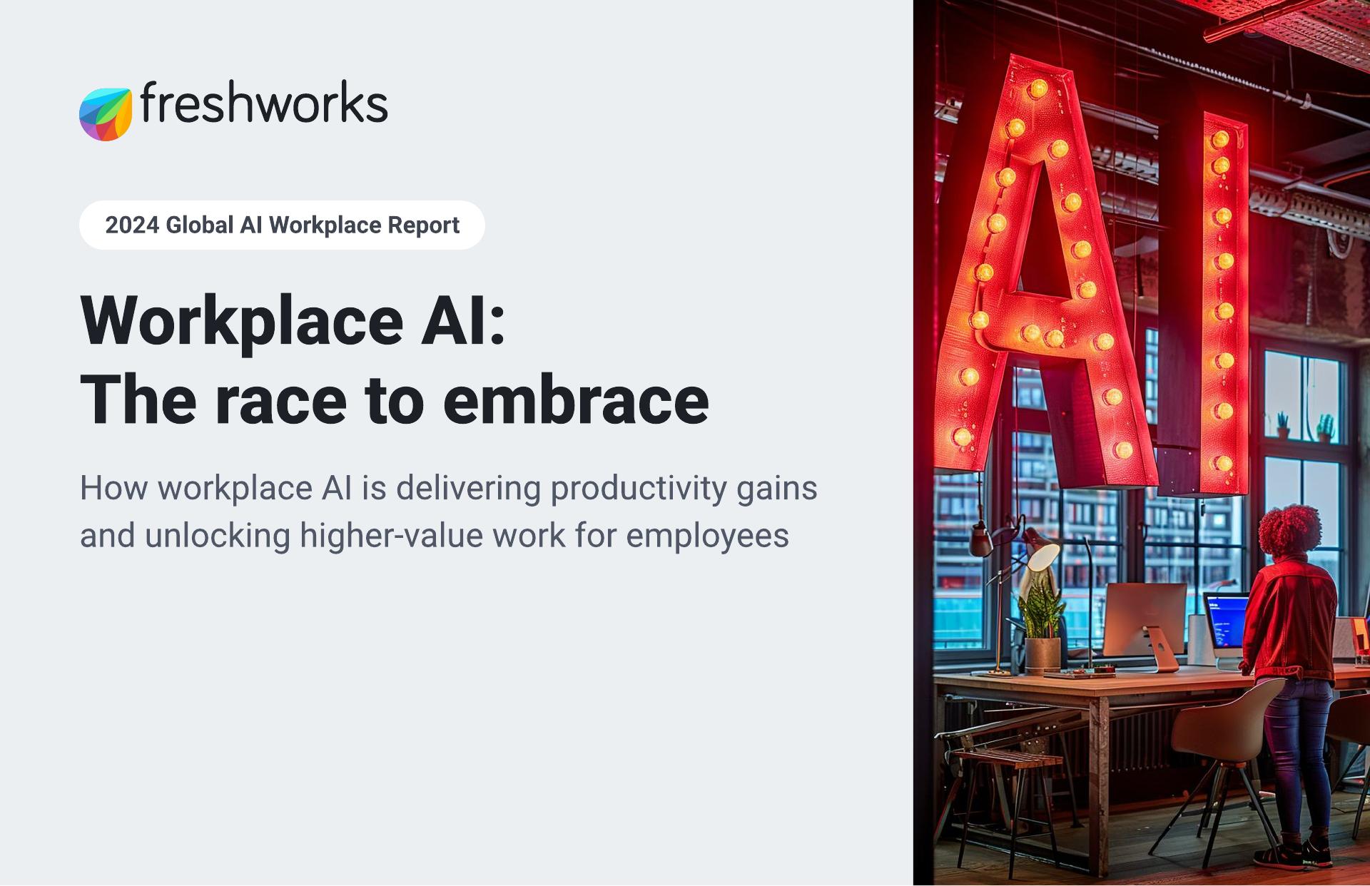 Freshwork：2025年全球人工智能职场报告（英文版）海报