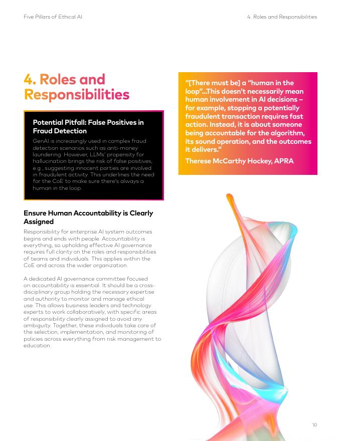 Amdocs：2025年中伦理AI的五大支柱：人工智能技术在金融服务业中的合规与负责任应用Playbook报告（英文版）_第10页