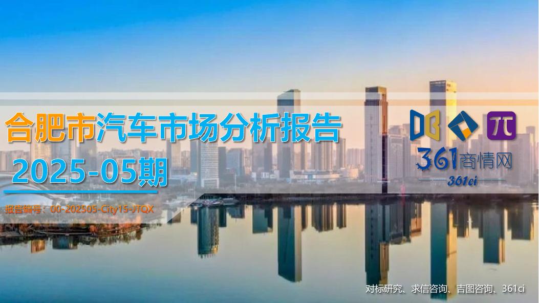 吉图咨询：合肥市汽车市场分析报告（2025年第5期）