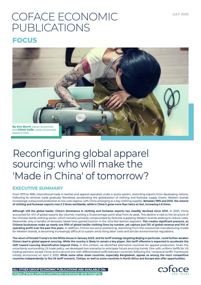 Coface科法斯：2025年重新配置全球服装采购：谁将为明天的“中国制造”做出贡献报告（英文版）海报