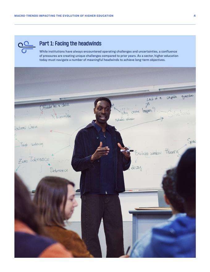 TIAA美国教师退休基金会：2025年影响高等教育演变的宏观趋势研究报告：21世纪高校适应与价值创造路径（英文版）_第4页
