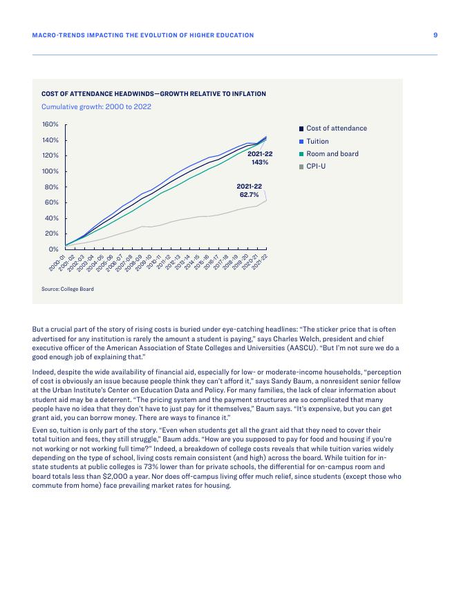 TIAA美国教师退休基金会：2025年影响高等教育演变的宏观趋势研究报告：21世纪高校适应与价值创造路径（英文版）_第9页