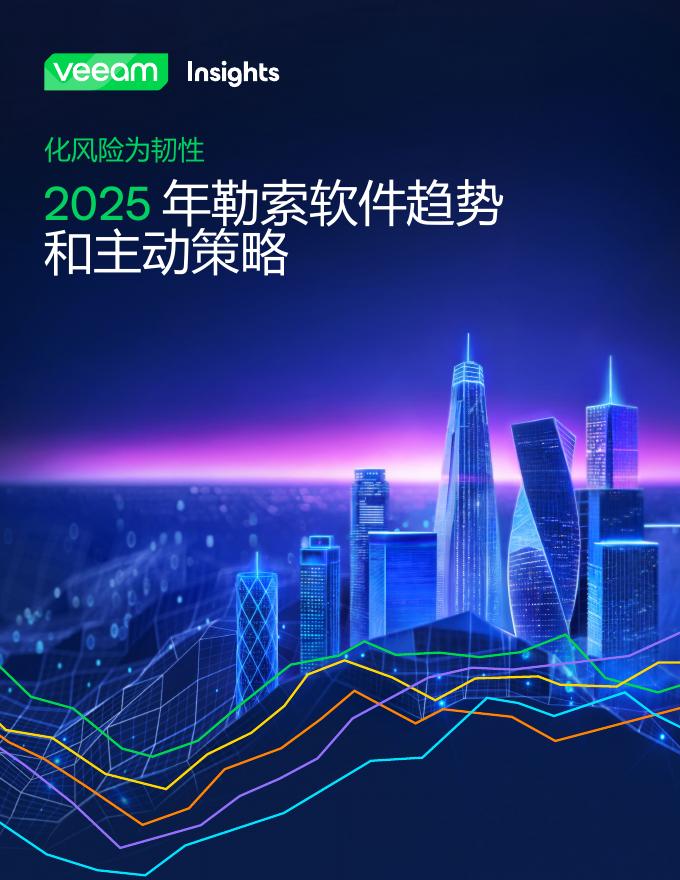 veeam：化风险为韧性：2025年勒索软件趋势和主动策略白皮书海报