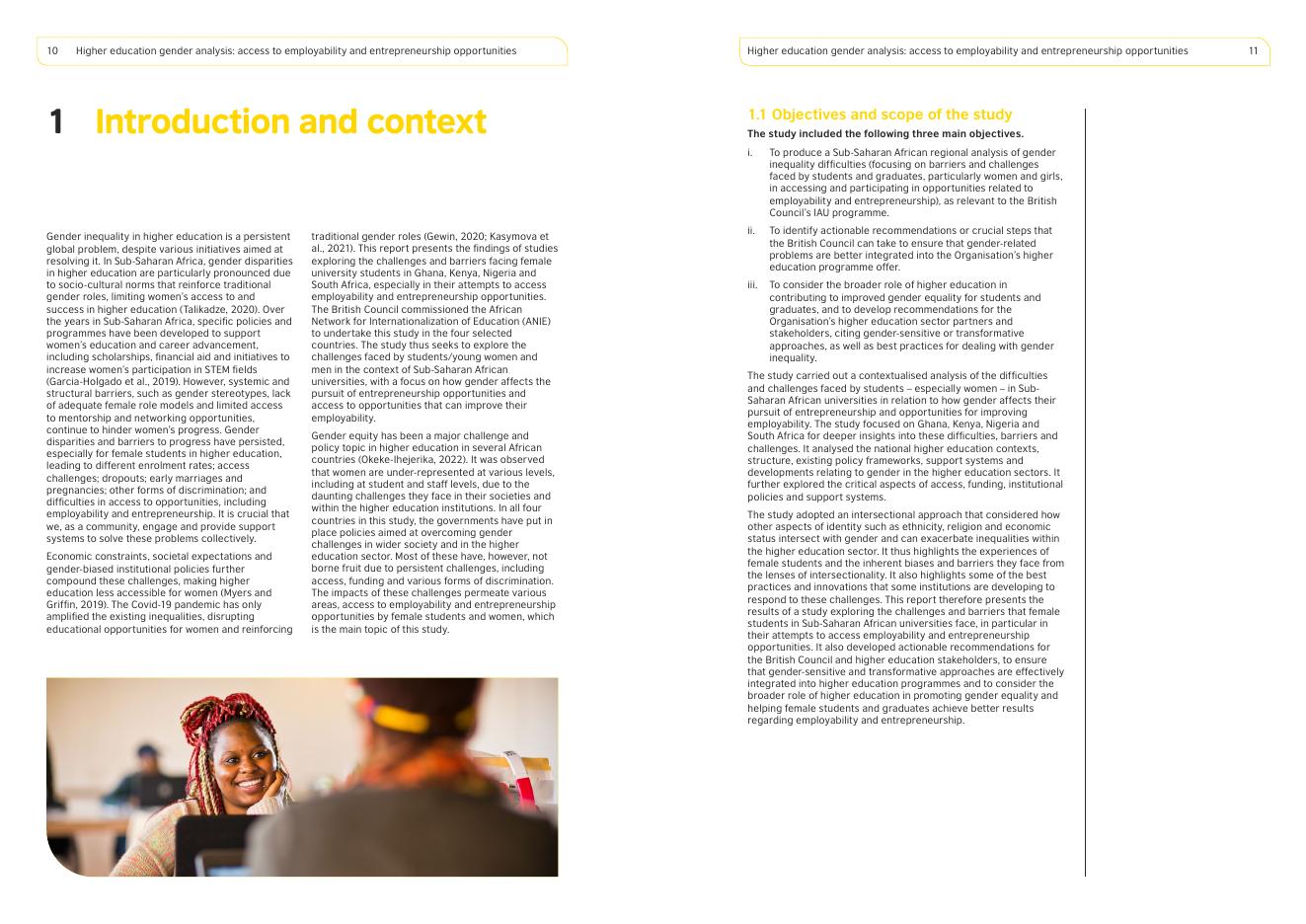 英国文化教育协会：2025年撒哈拉以南非洲高等教育性别分析：女性就业及创业中的挑战及应对报告（英文版）_第6页