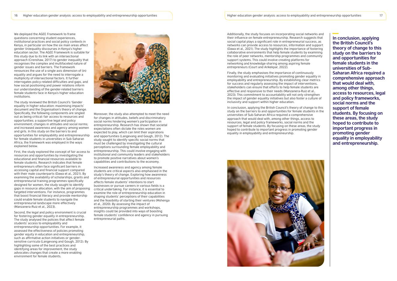 英国文化教育协会：2025年撒哈拉以南非洲高等教育性别分析：女性就业及创业中的挑战及应对报告（英文版）_第9页