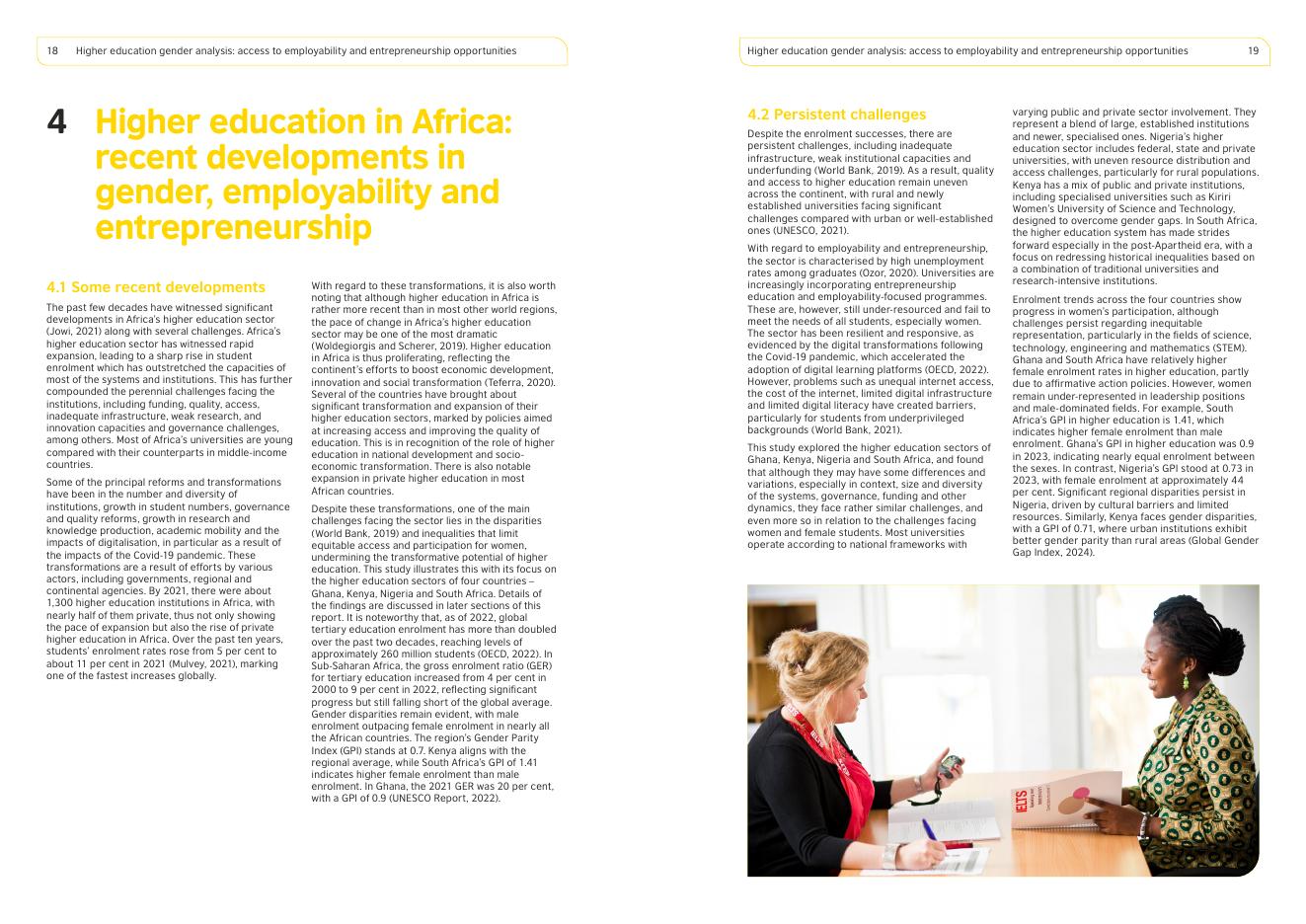 英国文化教育协会：2025年撒哈拉以南非洲高等教育性别分析：女性就业及创业中的挑战及应对报告（英文版）_第10页