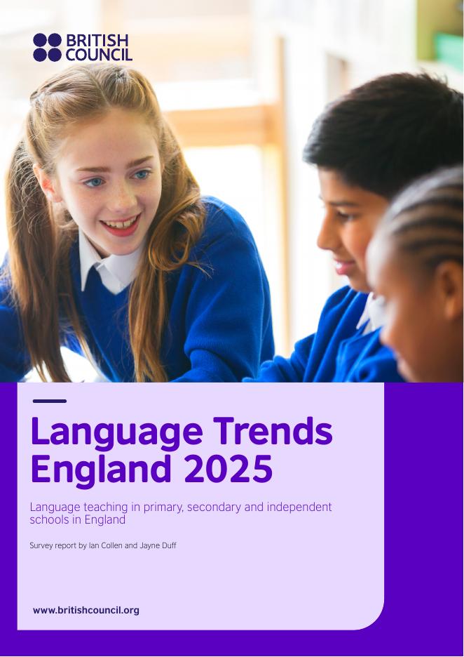 英国文化教育协会：2025年英格兰语言趋势报告：英格兰中小学及私立学校语言教学研究（英文版）海报