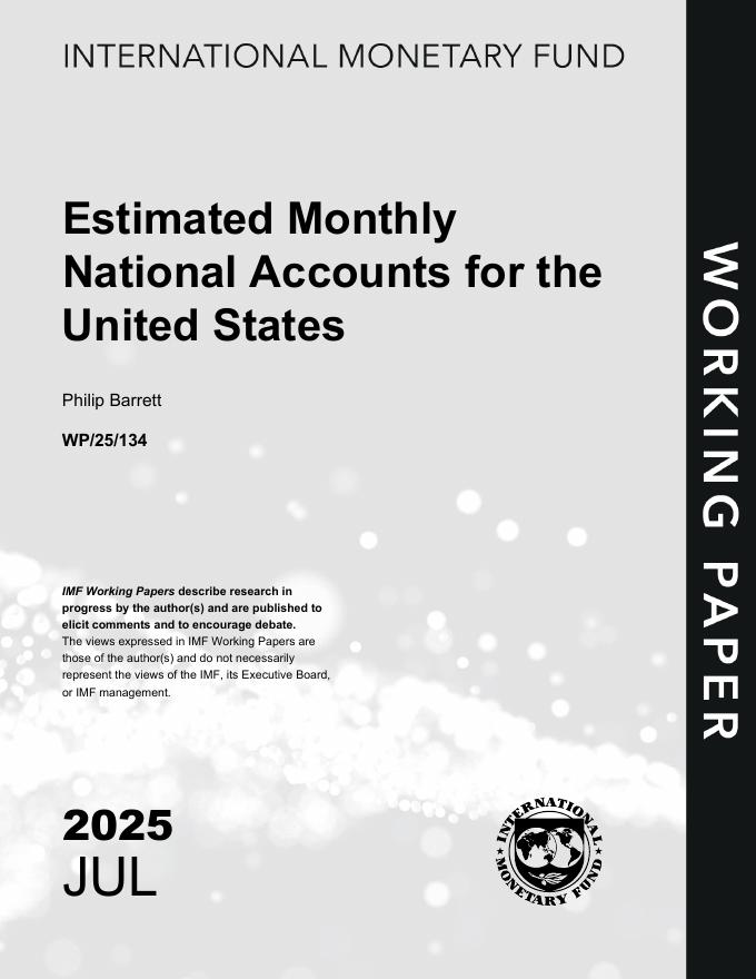 国际货币基金组织：估计美国的每月国民帐户（英文版）