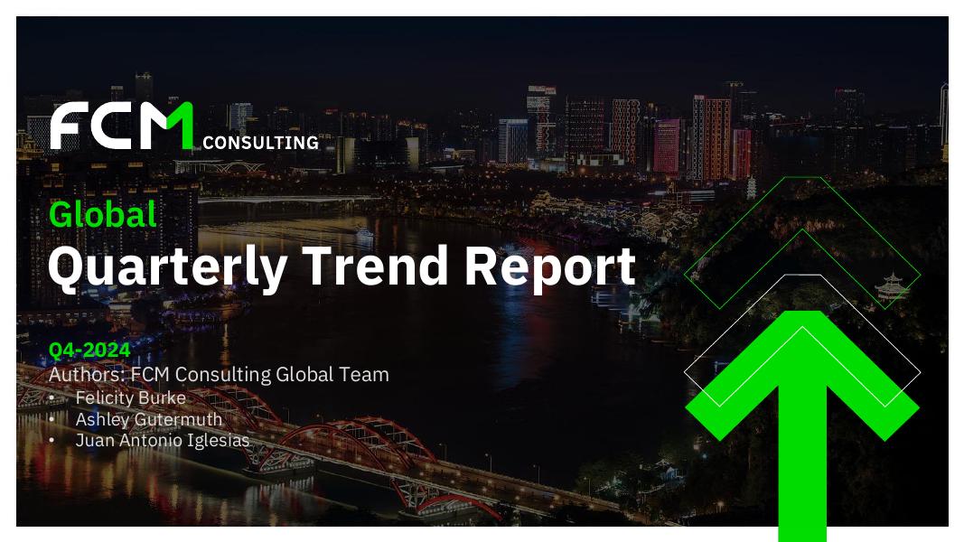 FCM Consulting：2024年第四季度全球旅行趋势报告（英文版）海报