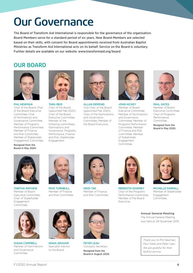 浸信会世界援助（Baptist World Aid）：2020年年度报告（英文版）_第6页