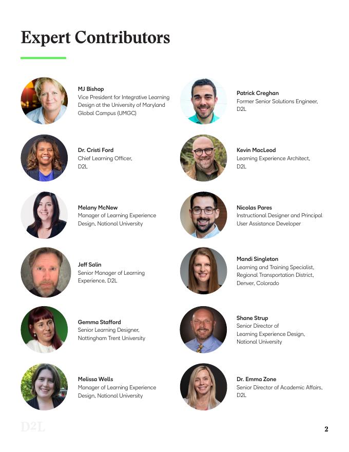D2L：2025年在线学习的未来：如何为高等教育中的学生成功设计在线课程报告（英文版）_第2页