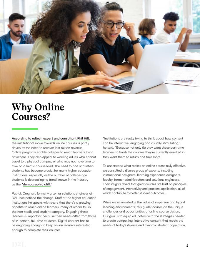 D2L：2025年在线学习的未来：如何为高等教育中的学生成功设计在线课程报告（英文版）_第4页