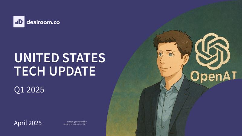 Dealroom：2025年Q1美国科技领域风险投资（VC）市场更新报告（英文版）海报