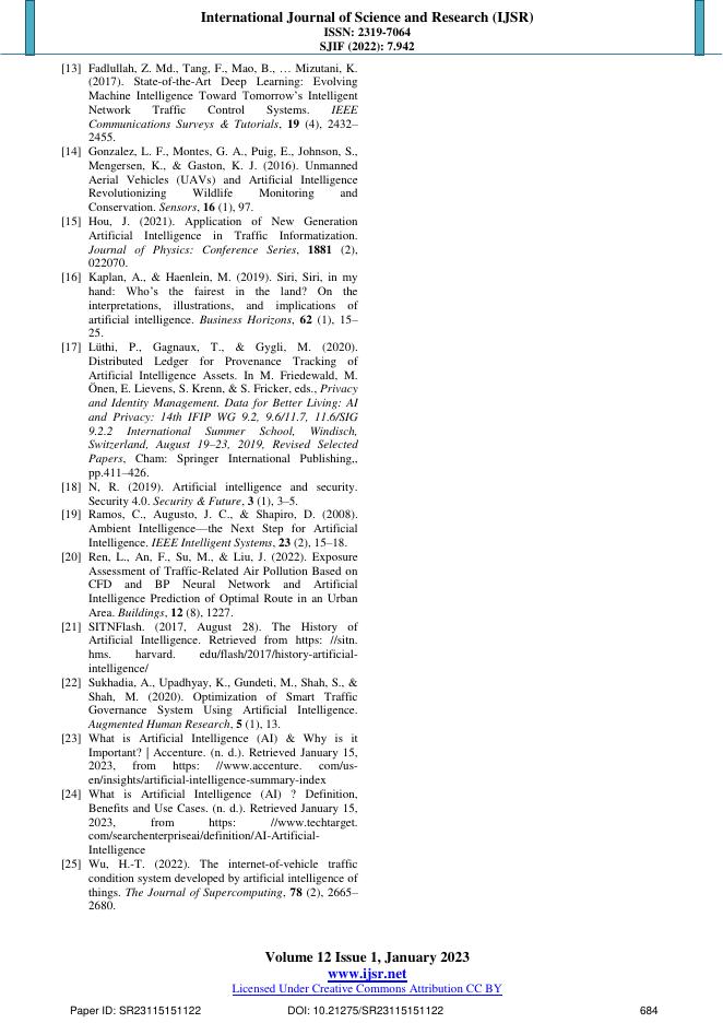 A Samim：人工智能在交通拥堵与管理系统中的应用分析（英文版）_第6页