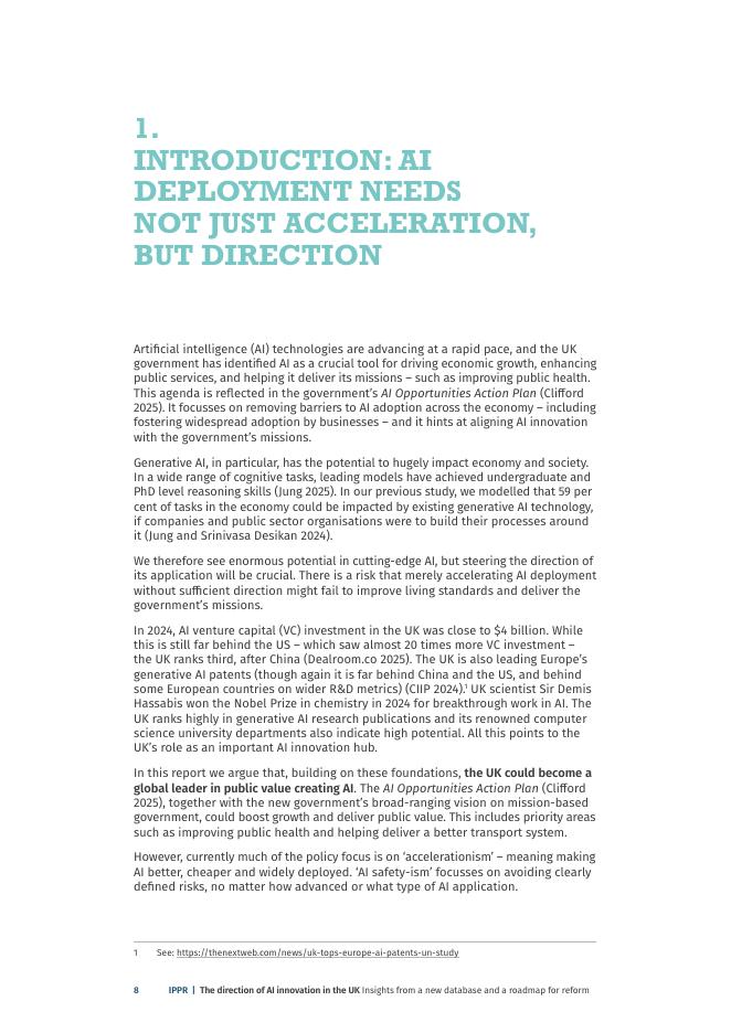 IPPR：2025年英国人工智能创新方向报告-基于新数据库的洞察与改革路线图（英文版）_第8页