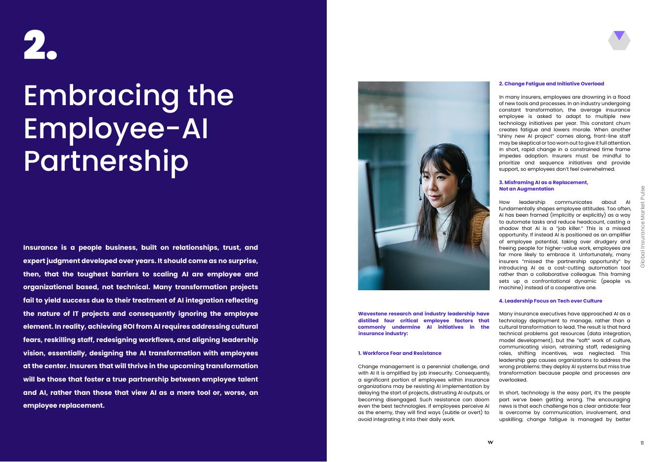 Wavestone：2025年全球保险市场脉搏报告：以人为本转型助力人工智能规模化应用（英文版）_第6页